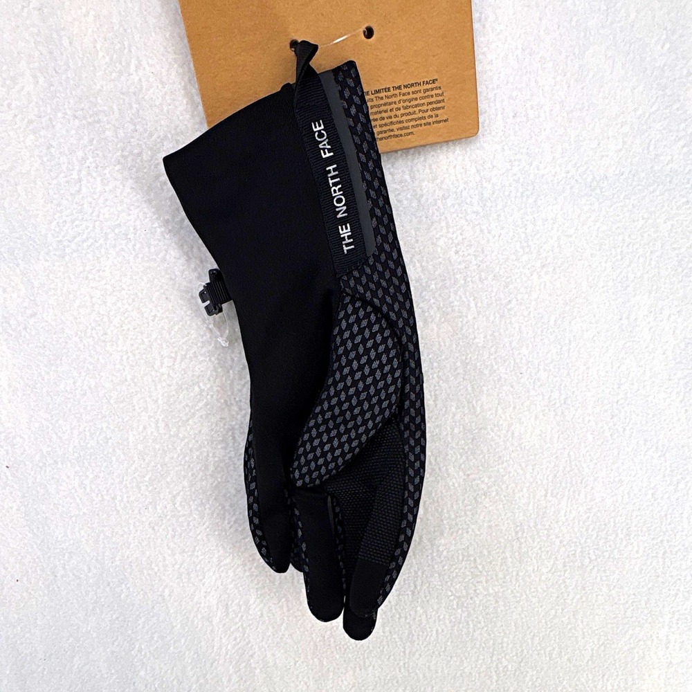 The North Face WindWall Closefit Tricot Windproof Gloves Women's XS Black/Gray